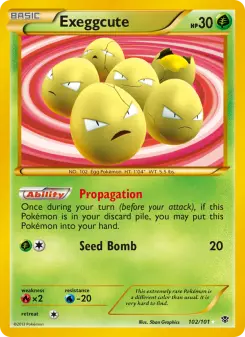 Exeggcute — Plasma Blast 102
