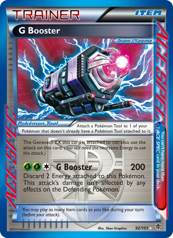 G Booster 92 — Plasma Blast 92, Holofoil finish