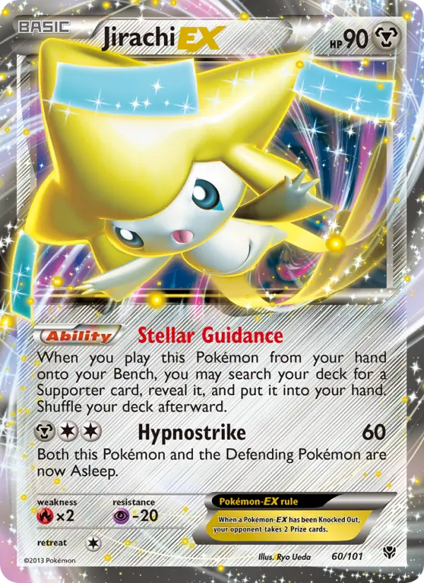 Jirachi-EX 60 — Plasma Blast 60, Holofoil finish