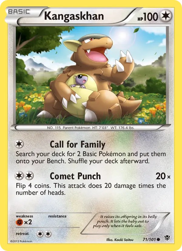 Kangaskhan 71 — Plasma Blast 71, Normal finish
