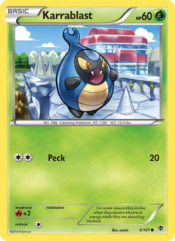 Karrablast 6 card from Plasma Blast