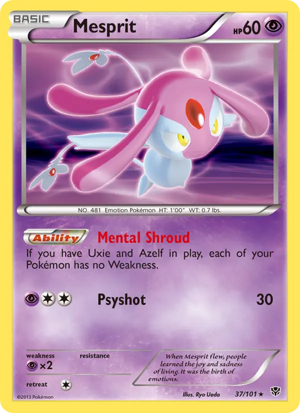 Mesprit 37 card from Plasma Blast