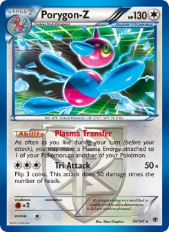 Porygon-Z 74 — Plasma Blast