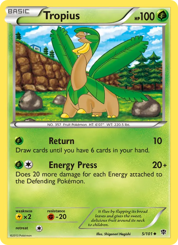 Tropius 5 — Plasma Blast 5, Normal finish