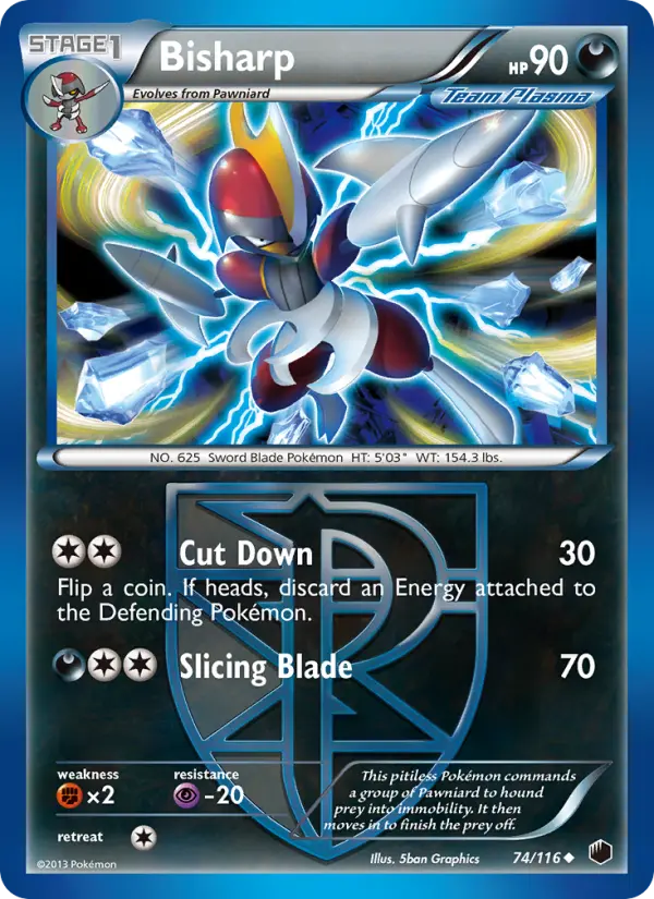 Bisharp 74 — Plasma Freeze 74, Normal finish