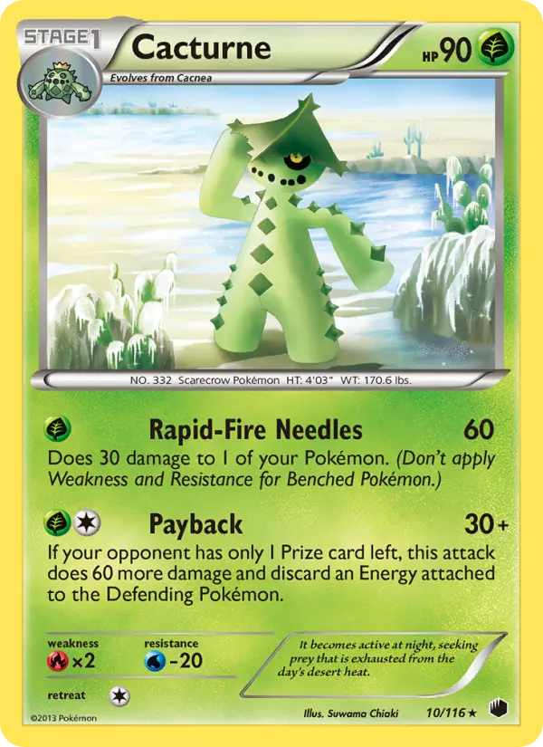 Cacturne 10 — Plasma Freeze 10, Normal finish