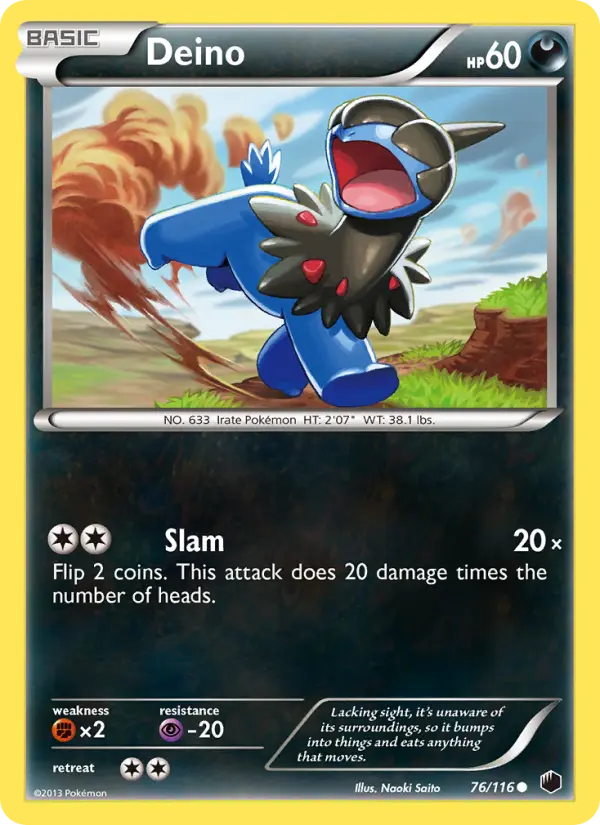Deino 76 card from Plasma Freeze