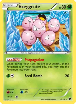 Exeggcute — Plasma Freeze #4