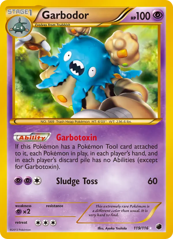 Garbodor 119 — Plasma Freeze 119, Holofoil finish