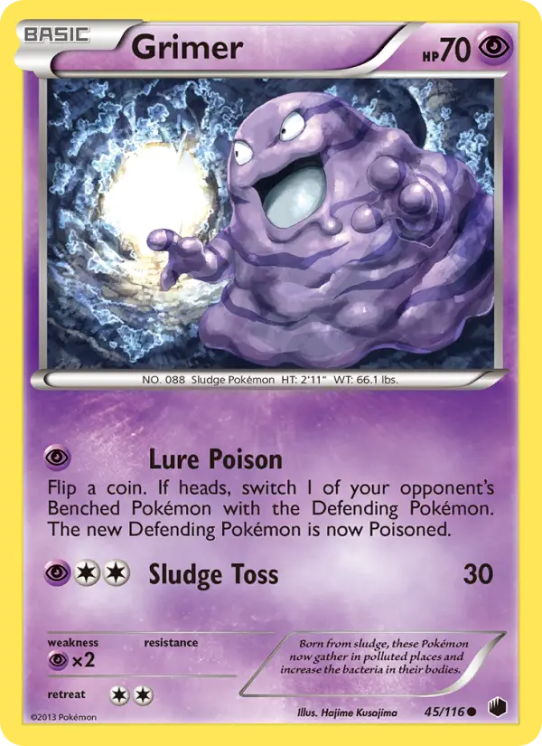 Grimer 45 card from Plasma Freeze