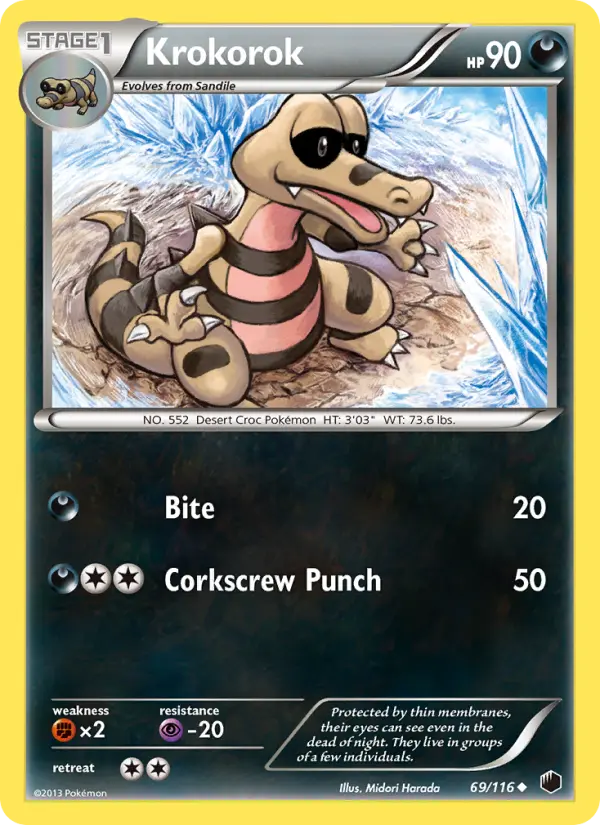 Krokorok 69 card from Plasma Freeze