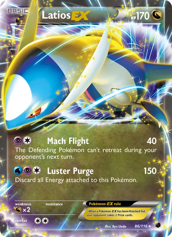 Latios-EX 86 card from Plasma Freeze
