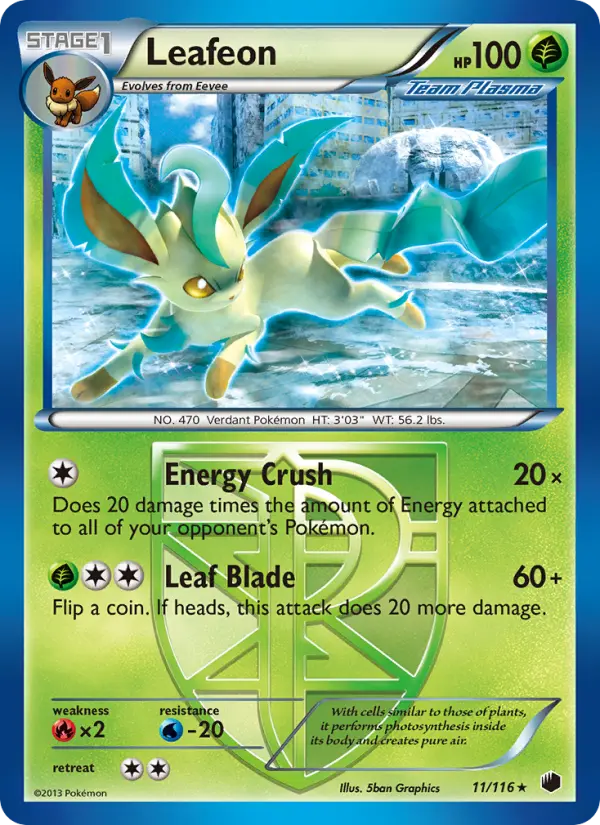 Leafeon 11 — Plasma Freeze 11, Normal finish