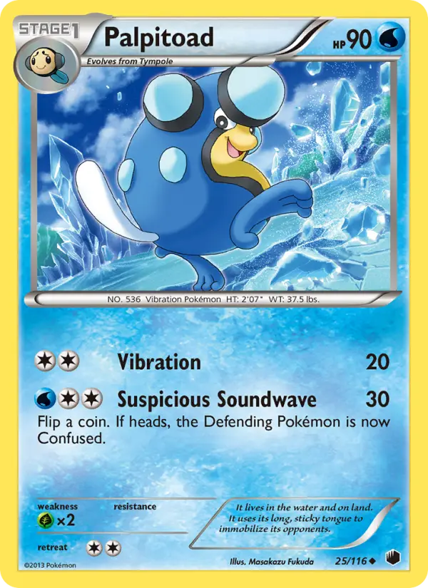 Palpitoad 25 card from Plasma Freeze