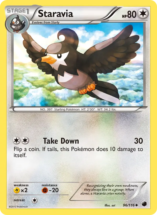 Staravia 96 card from Plasma Freeze