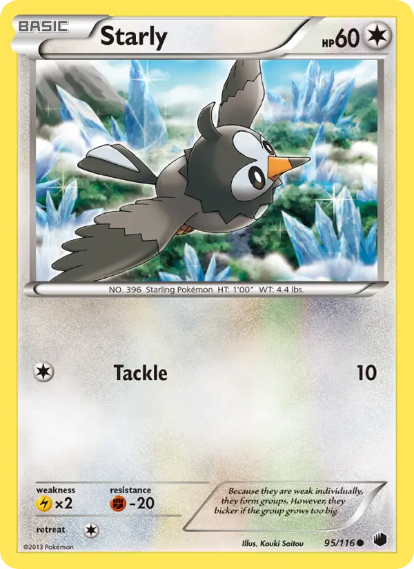 Starly 95 card from Plasma Freeze
