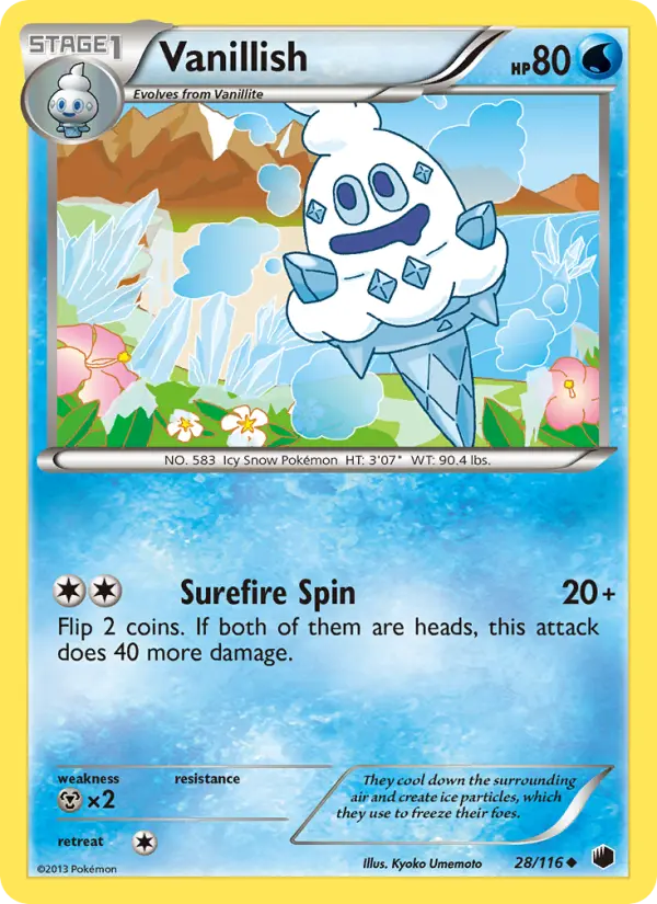 Vanillish 28 card from Plasma Freeze