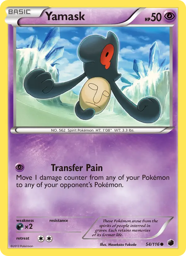Yamask 54 card from Plasma Freeze