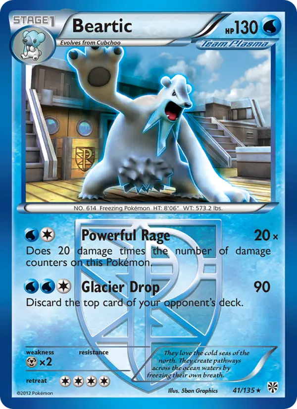 Beartic 41 card from Plasma Storm