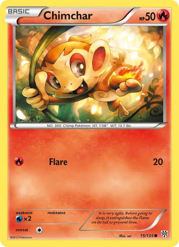 Chimchar 15 — Plasma Storm 15, Normal finish