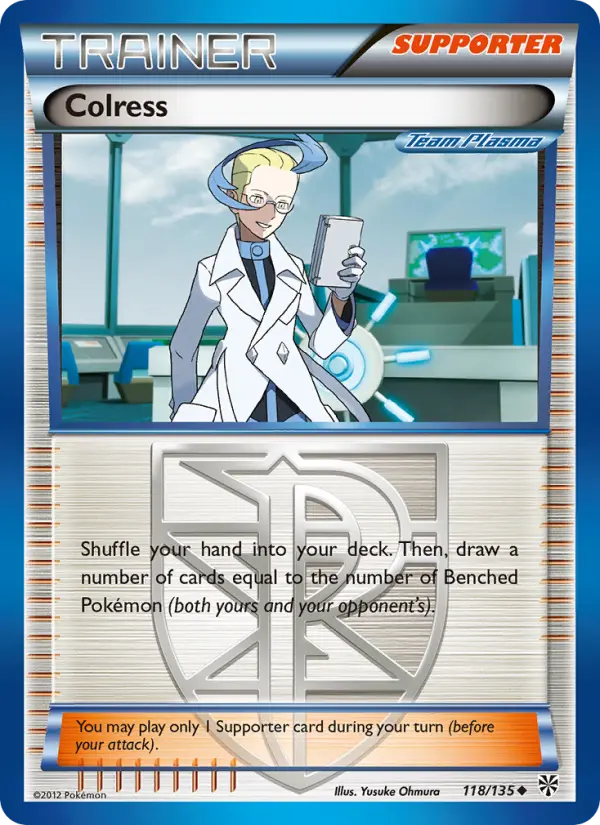 Colress 118 card from Plasma Storm