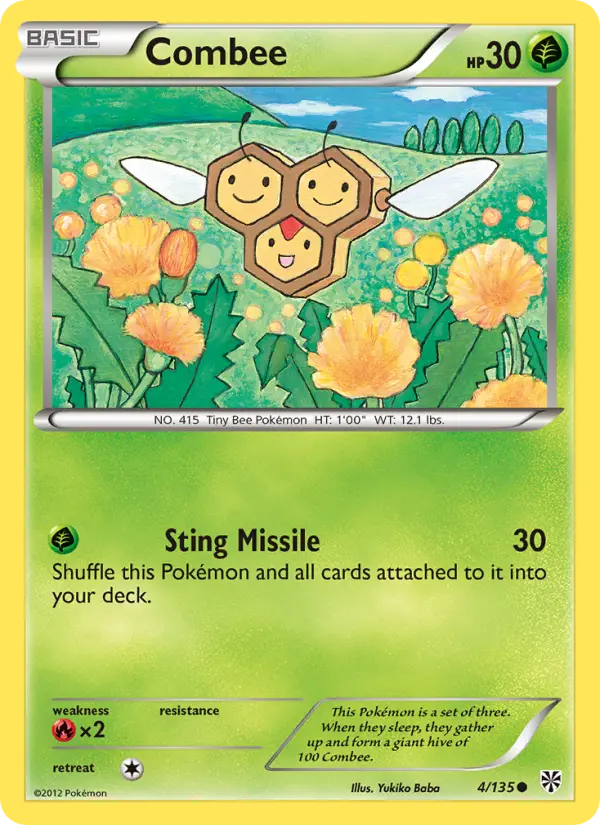 Combee 4 card from Plasma Storm