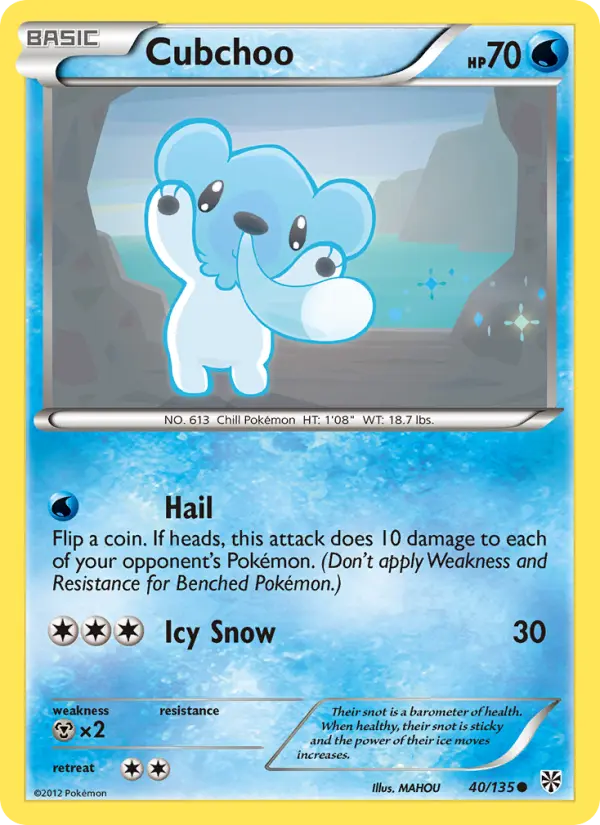Cubchoo 40 — Plasma Storm 40, Normal finish