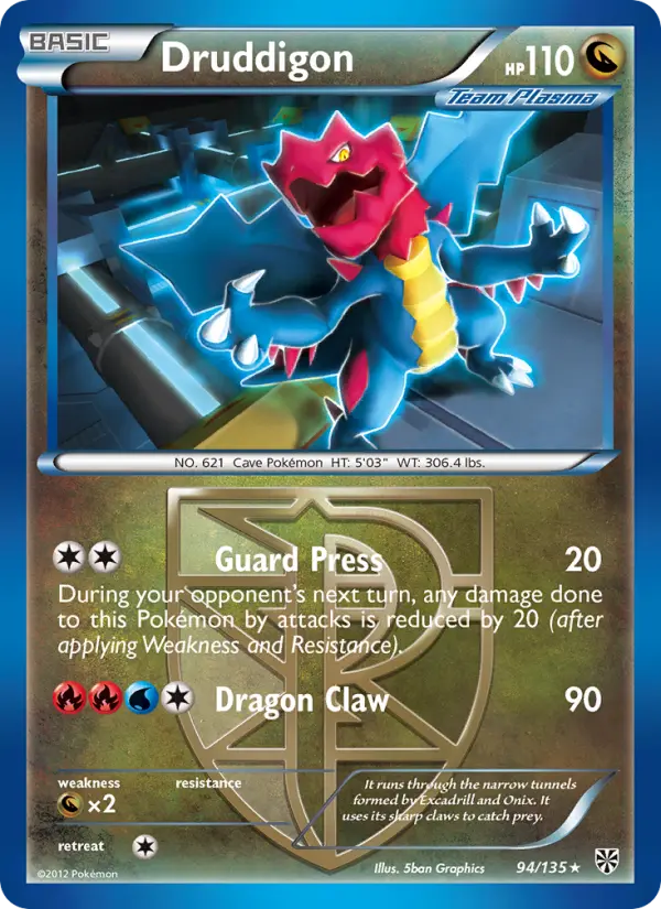 Druddigon 94 — Plasma Storm 94, Normal finish