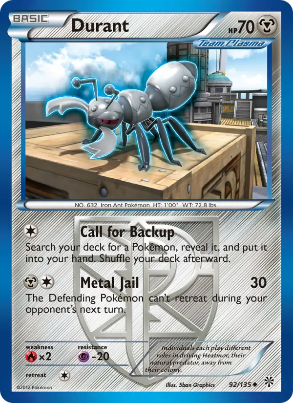 Durant 92 card from Plasma Storm
