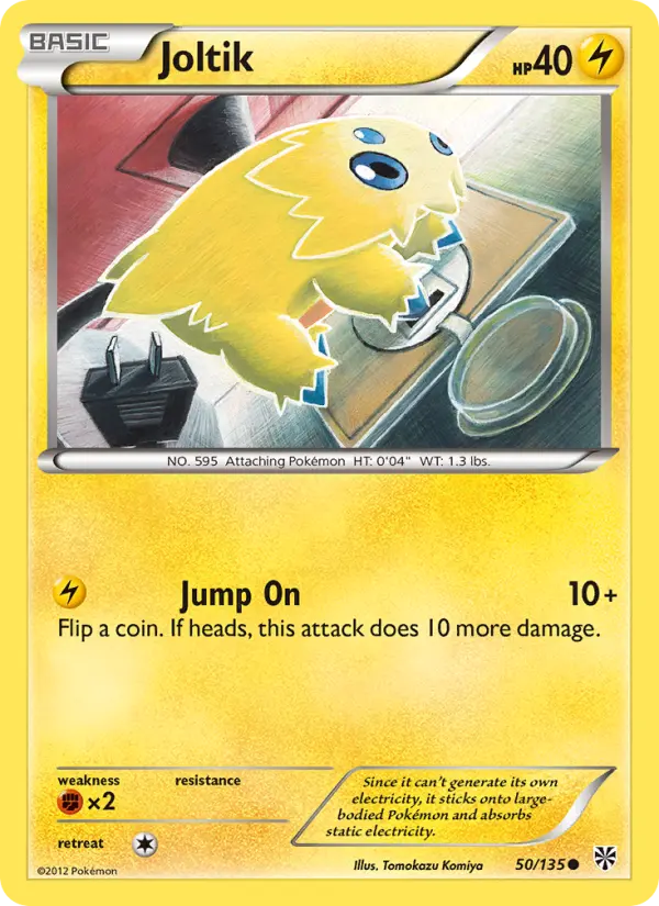 Joltik 50 card from Plasma Storm