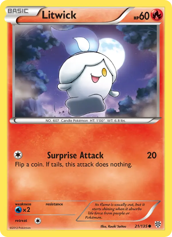 Litwick 21 card from Plasma Storm
