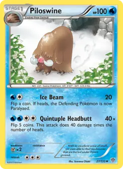 Piloswine — Plasma Storm 27