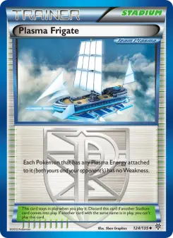 Plasma Frigate 124 — shown as an example of the Reverse Holofoil finish