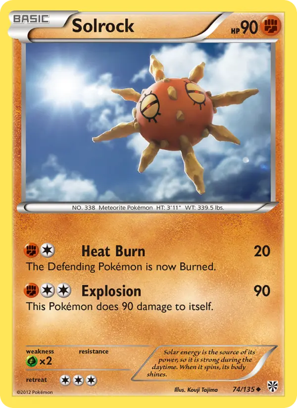 Solrock 74 card from Plasma Storm
