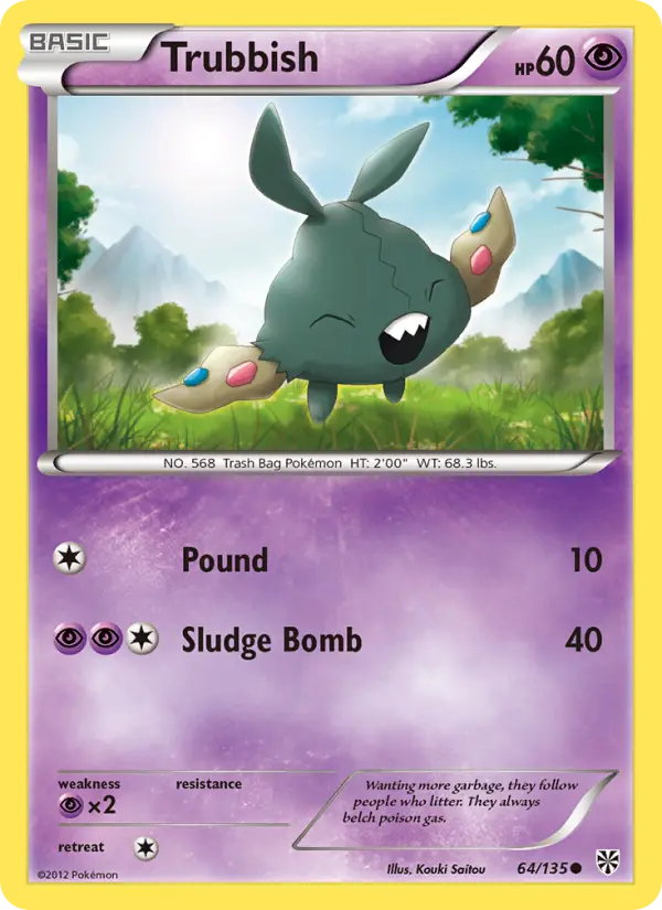 Trubbish 64 card from Plasma Storm