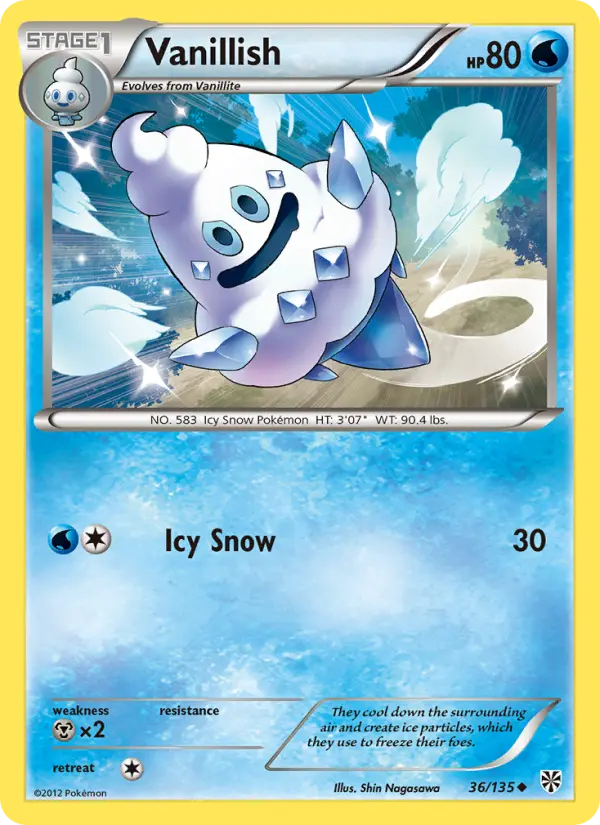 Vanillish 36 card from Plasma Storm