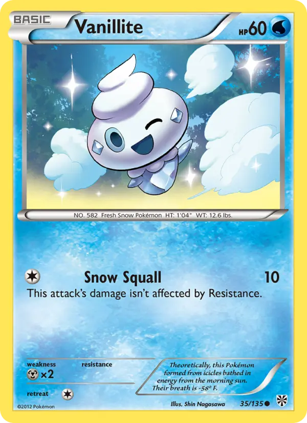 Vanillite 35 card from Plasma Storm