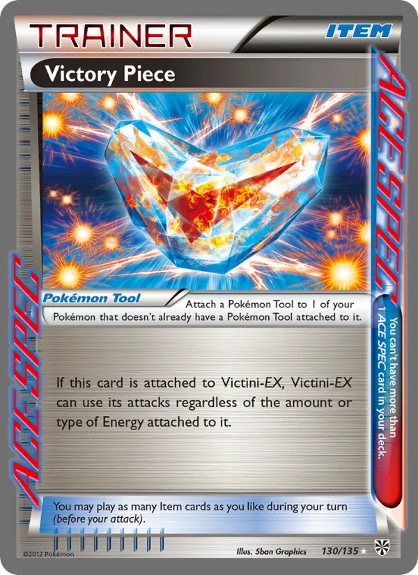 Victory Piece 130 — Plasma Storm 130, Holofoil finish