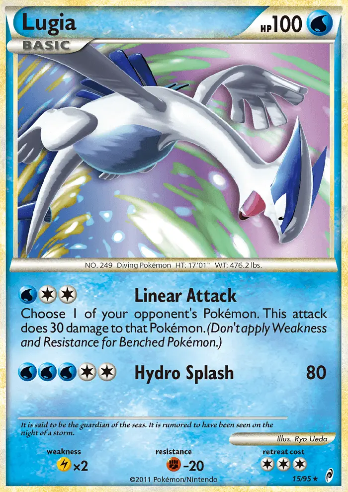 Lugia 15 — Call of Legends 15, Holofoil finish