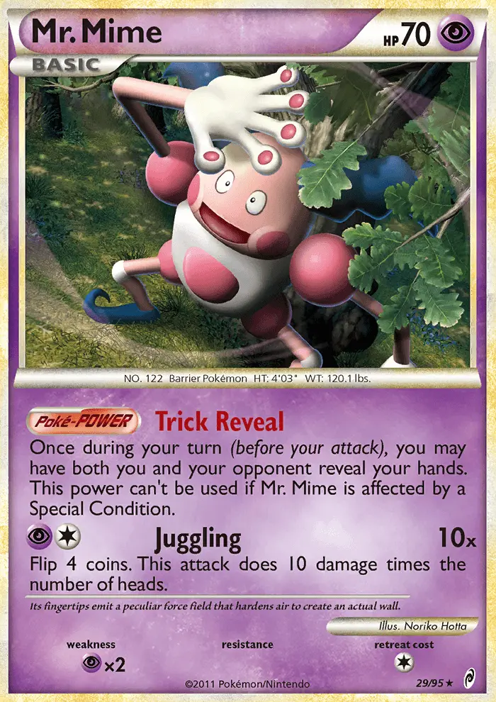 Mr. Mime 29 — Call of Legends 29, Normal finish