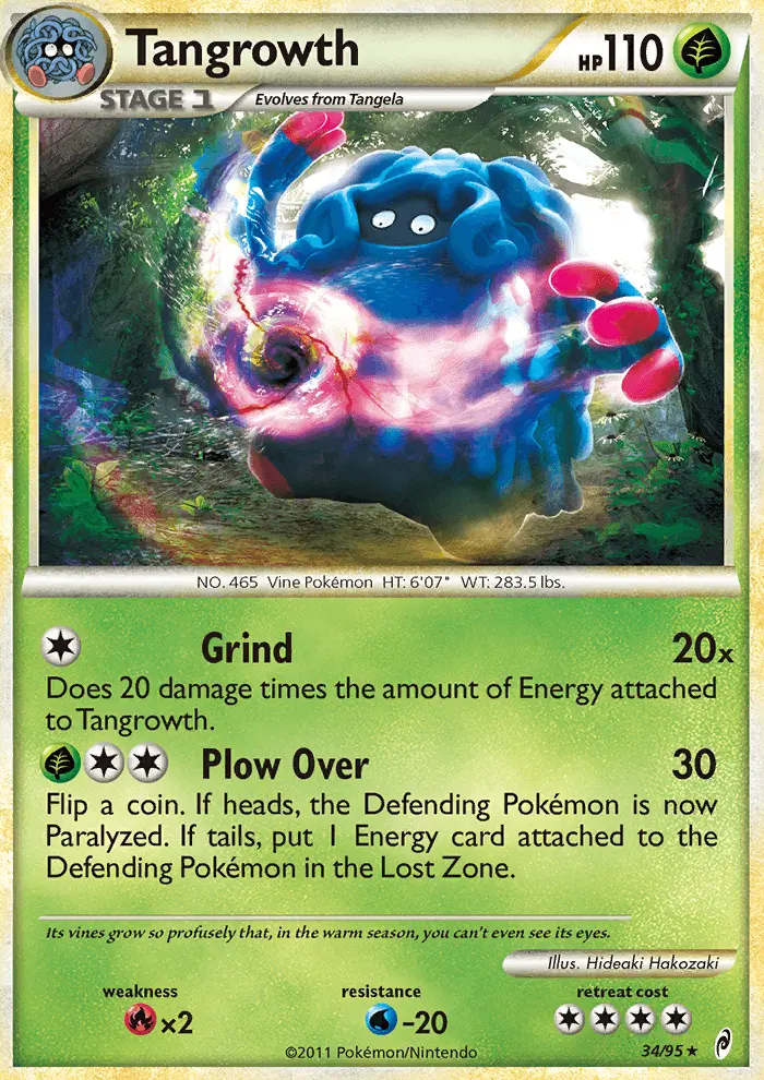 Tangrowth 34 — Call of Legends 34, Normal finish