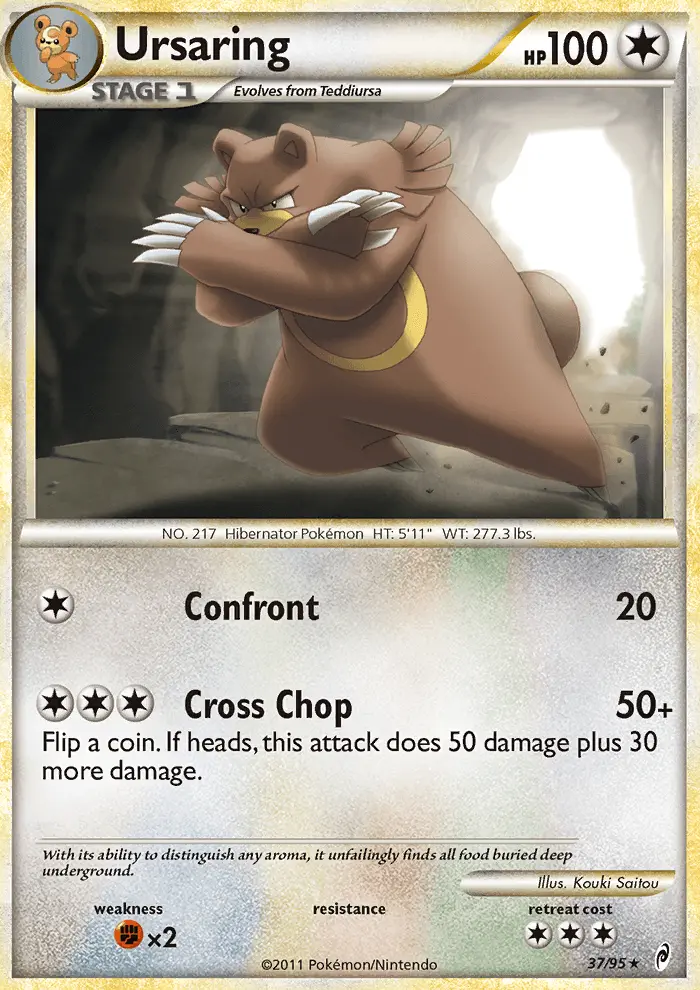 Ursaring 37 — Call of Legends 37, Normal finish