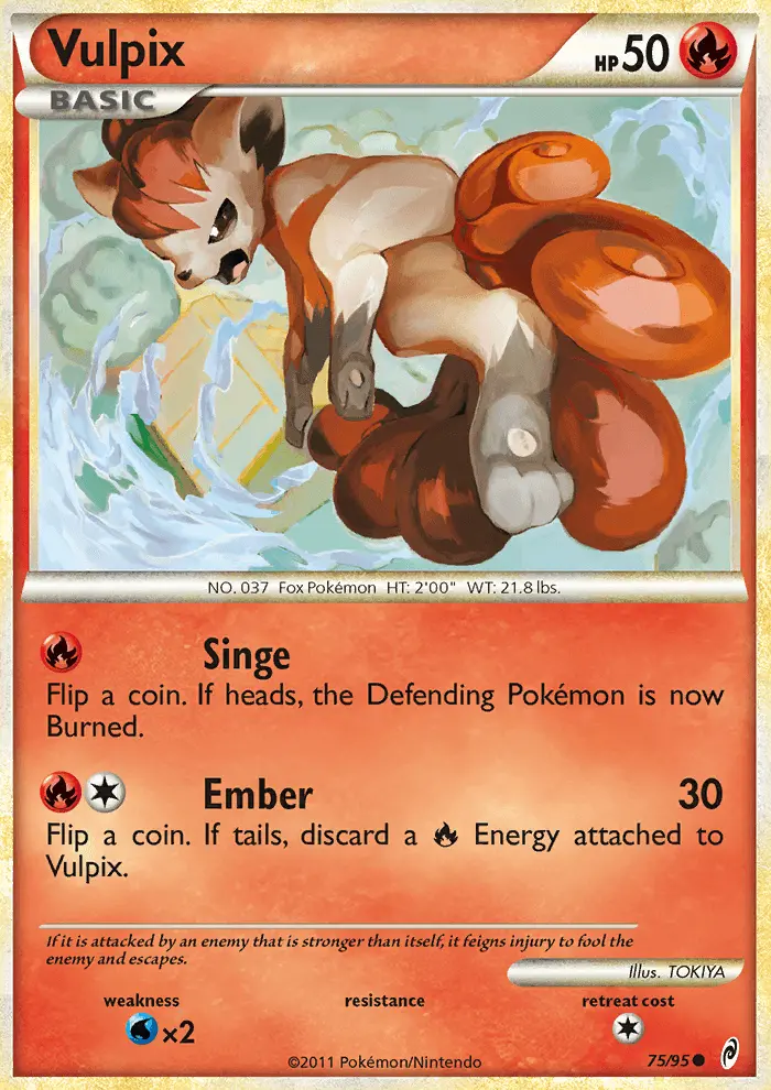 Vulpix 75 — Call of Legends 75, Normal finish