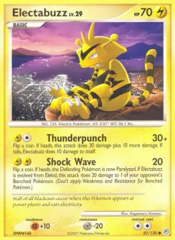 Electabuzz — Diamond & Pearl #81