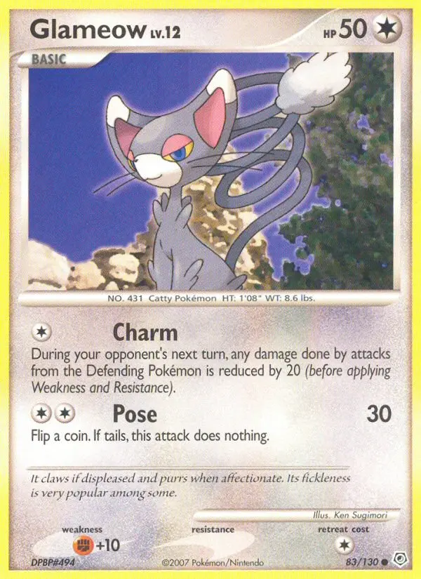 Glameow 83 — Diamond & Pearl 83, Normal finish