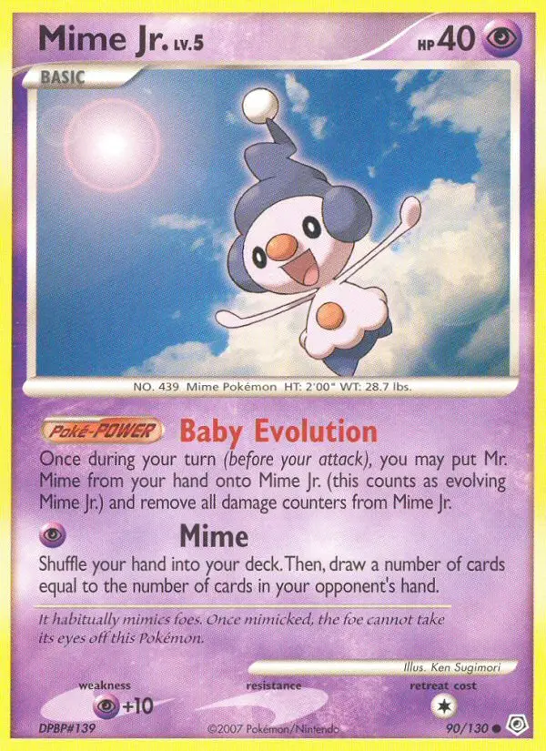 Mime Jr. 90 — Diamond & Pearl 90, Normal finish