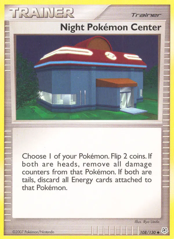 Night Pokémon Center 108 card from Diamond & Pearl