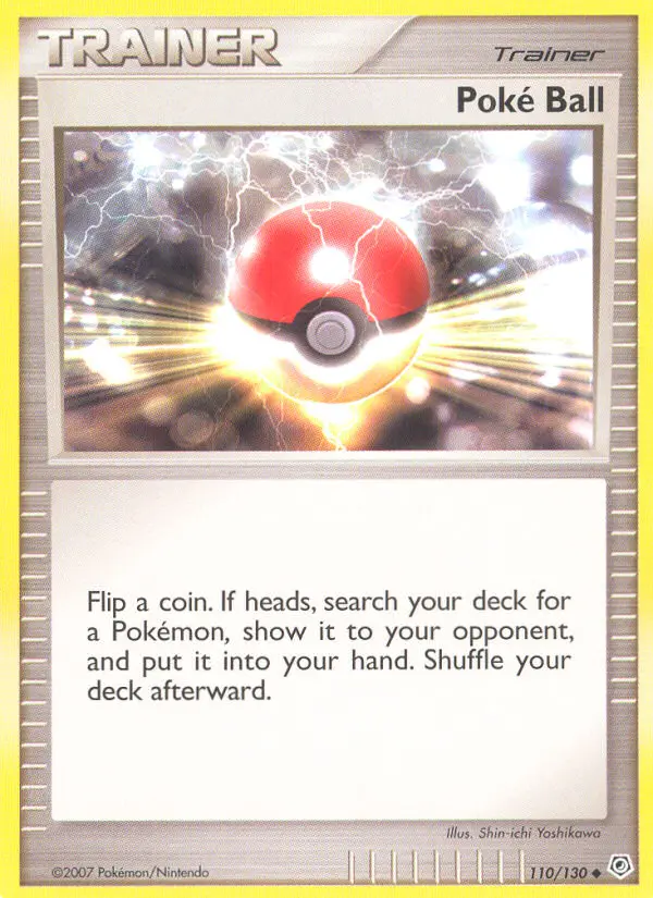 Poké Ball 110 card from Diamond & Pearl