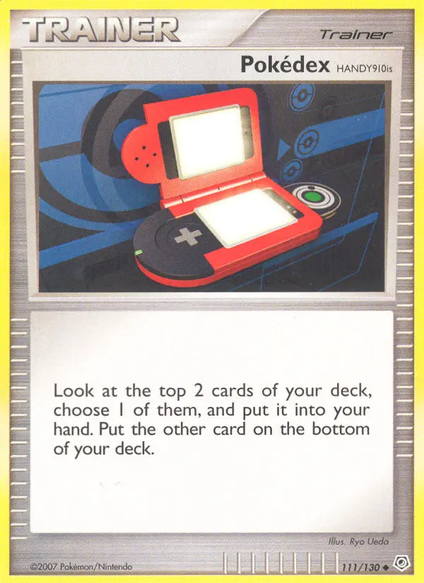 Pokédex HANDY910is 111 card from Diamond & Pearl