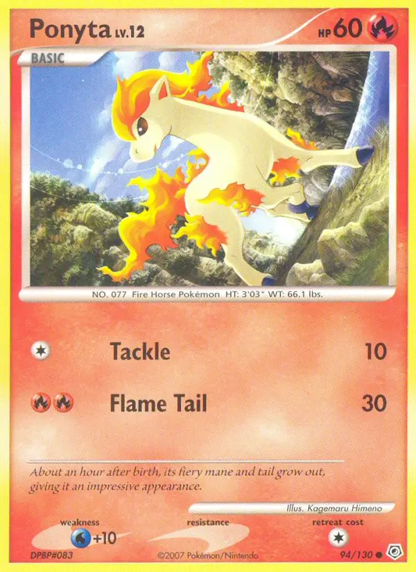 Ponyta 94 — Diamond & Pearl 94, Normal finish